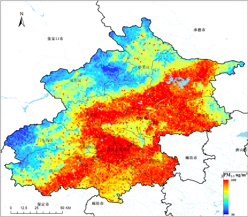 planet data_行星数据城市污染空间分析热力图